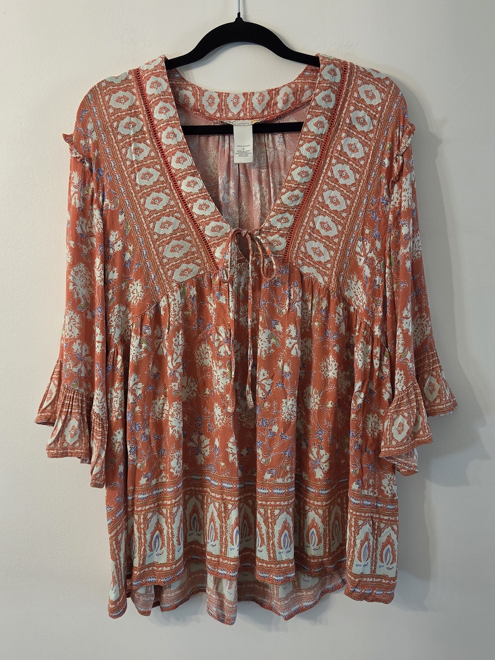 C&C California Floral Boho Top